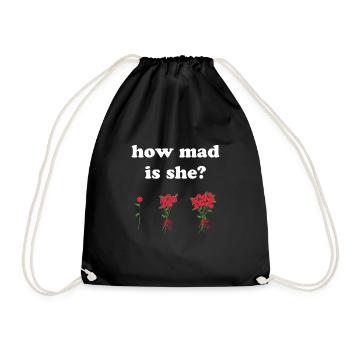 Cadeau de fleuriste drôle - Sac de sport léger - noir - Devant