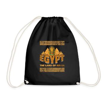 Pyramides de Pharaon Egypte - Sac de sport léger - noir - Devant