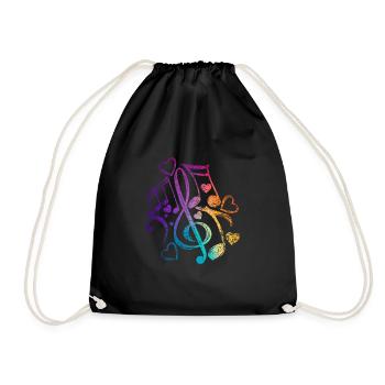Musique de Clef - Sac de sport léger - noir - Devant