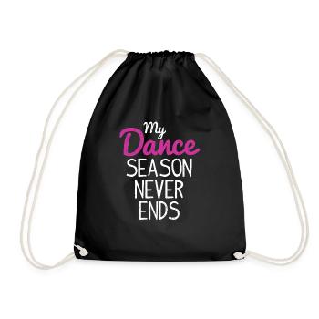 To dance - Drawstring Bag - black - Front