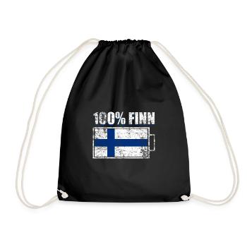 Finlande - Sac de sport léger - noir - Devant