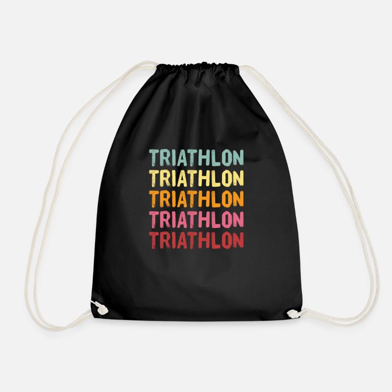 Triathlon - Turnbeutel - Schwarz