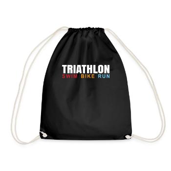 Triathlon - Sac de sport léger - noir - Devant