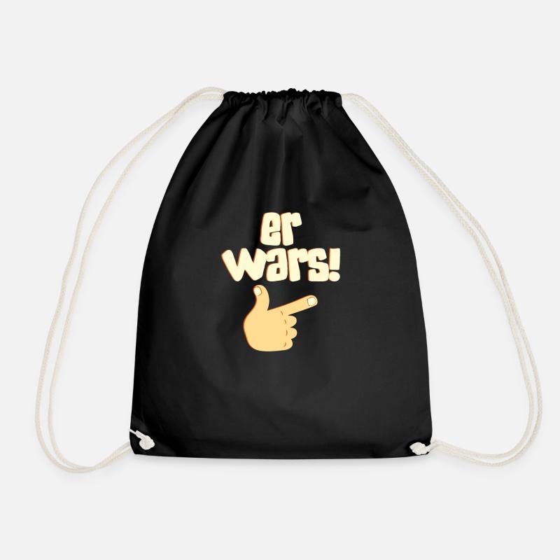 Er Wars - Turnbeutel - Schwarz