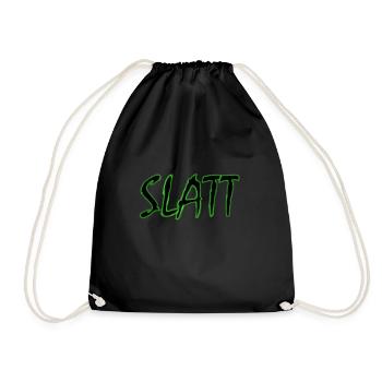 SLATT - Drawstring Bag - black - Front