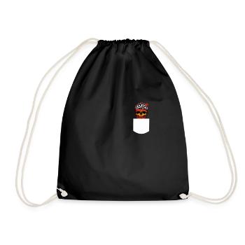Fléchette fléchette crâne fléchette flèche - Sac de sport léger - noir - Devant