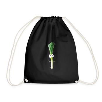 Fierté de poireau - Sac de sport léger - noir - Devant