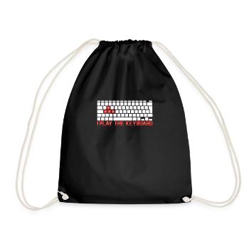 Conception de gamer PC gamer pour les joueurs sur l'ordinateur - Sac de sport léger - noir - Devant