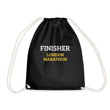 Finisher London Marathon - Drawstring Bag - black - Front