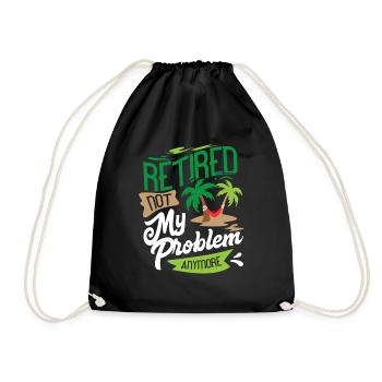 Retraités - Sac de sport léger - noir - Devant