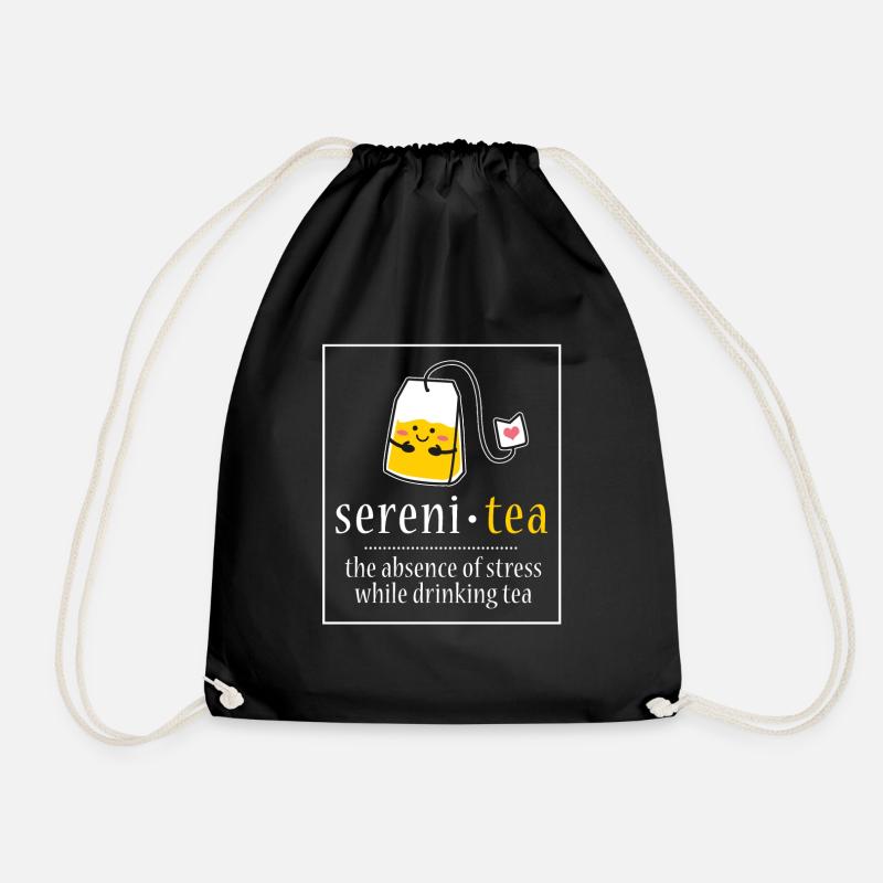 tee - Turnbeutel - Schwarz