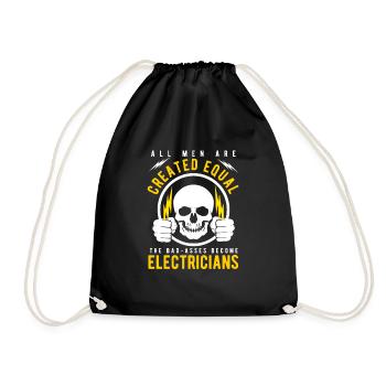 Électricien électricien - Sac de sport léger - noir - Devant