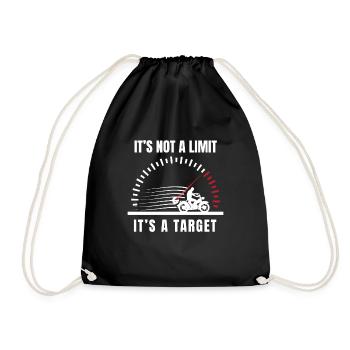 moto - Sac de sport léger - noir - Devant