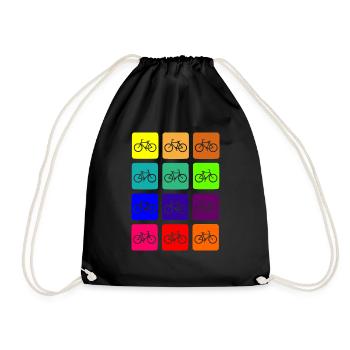 vélo d'été vélo - Sac de sport léger - noir - Devant
