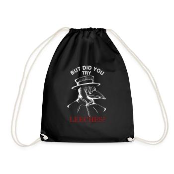 Plague Doctor Plague Doctor Black Dead Leech - Drawstring Bag - black - Front