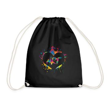 Artiste peintre - Sac de sport léger - noir - Devant