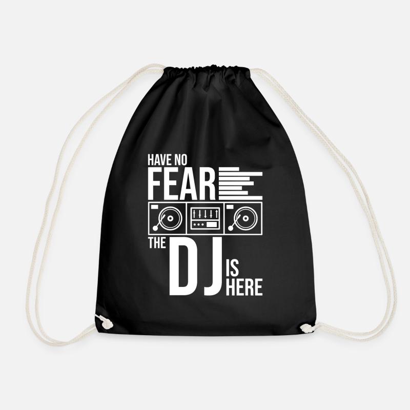 dj - Turnbeutel - Schwarz