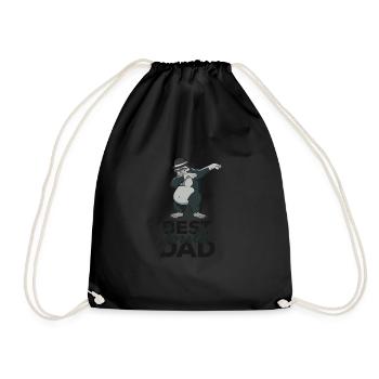 The best father - Drawstring Bag - black - Front