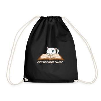 Just one more chapter Nerd und Bookish Gift - Turnbeutel - Schwarz - Vorne