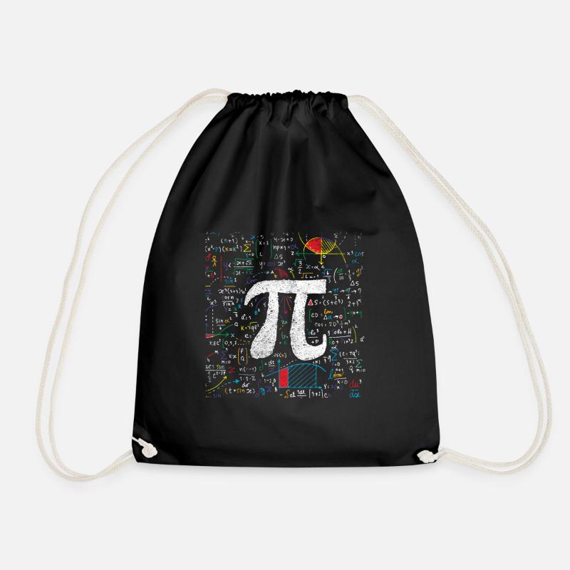Mathe Schüler - Turnbeutel - Schwarz