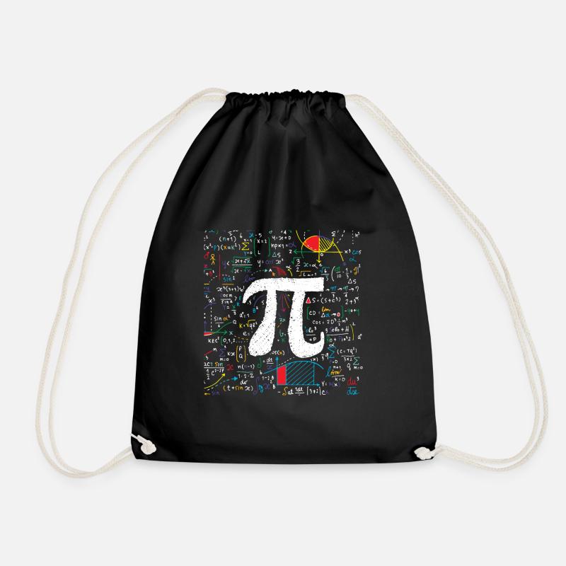 Mathematik Physik - Turnbeutel - Schwarz