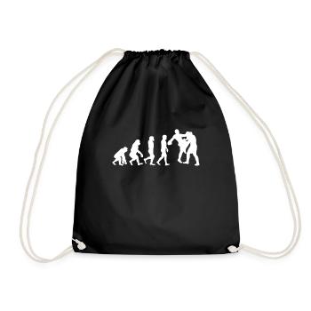 Evolution des combattants de Muay Thai - Sac de sport léger - noir - Devant