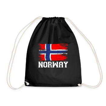 Pêcheur de Norvège - Sac de sport léger - noir - Devant