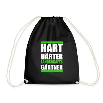 Garten - Turnbeutel - Schwarz - Vorne