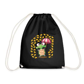 Il pleut des tortues tacos cuisine mexicaine - Sac de sport léger - noir - Devant