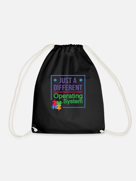Autism Awareness Support Autistischer Patient - Turnbeutel - Schwarz
