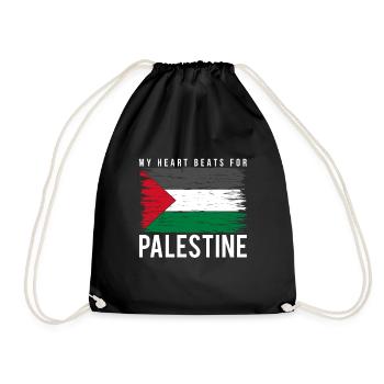 Palestine independence - Drawstring Bag - black - Front