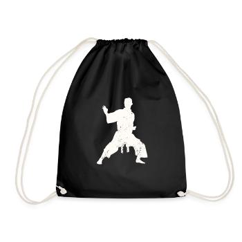 Karate - Turnbeutel - Schwarz - Vorne