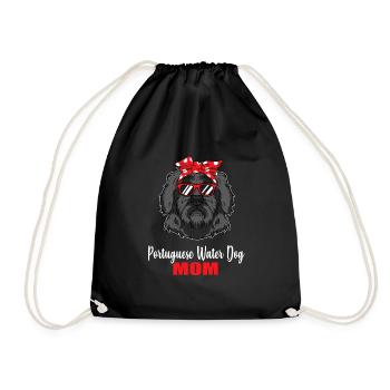 Chien portugais chien cadeau maman - Sac de sport léger - noir - Devant