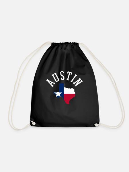 Armoiries du Texas Austin - Sac de sport léger - noir