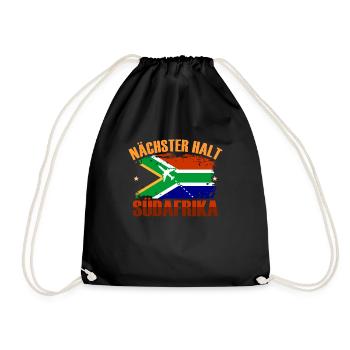 South Africa - Drawstring Bag - black - Front