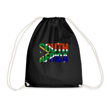 South Africa - Drawstring Bag - black - Front