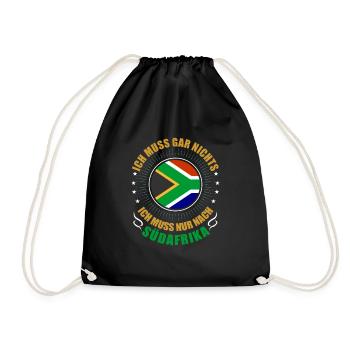 Idée cadeau chemise République d'Afrique du Sud - Sac de sport léger - noir - Devant