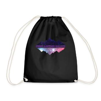Galaxy - Aus einer anderen Galaxie - Turnbeutel - Schwarz - Vorne