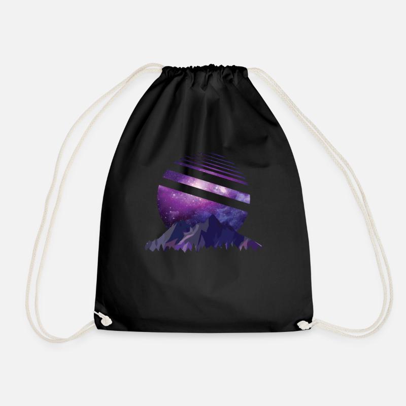 Galaxy - Galaxie - Turnbeutel - Schwarz