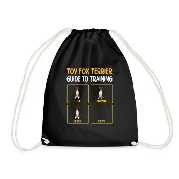 Toy Fox Terrier Guide to Training Dog Obedience - Sac de sport léger - noir - Devant