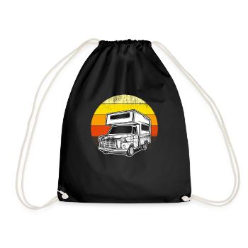 Camping-car camping-car - Sac de sport léger - noir - Devant