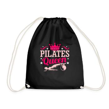 Pilates - Drawstring Bag - black - Front