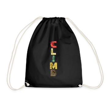 Escalade grimpeur montagne - Sac de sport léger - noir - Devant