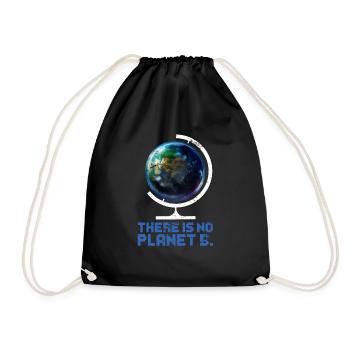 Earth Day environment - Drawstring Bag - black - Front