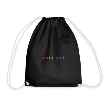 Queer - Turnbeutel - Schwarz - Vorne