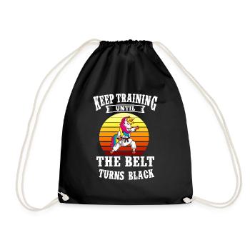 Martial Arts | Karate Kung Fu Taekwondoo - Drawstring Bag - black - Front