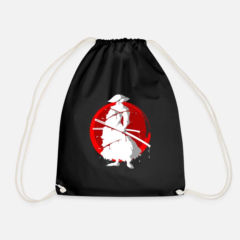 Japan - Drawstring Bag - black