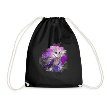 Chouette - Sac de sport léger - noir - Devant