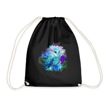 hibou - Sac de sport léger - noir - Devant
