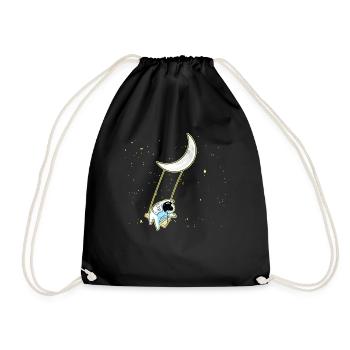 Balançoire lunaire pour rêveurs - Sac de sport léger - noir - Devant